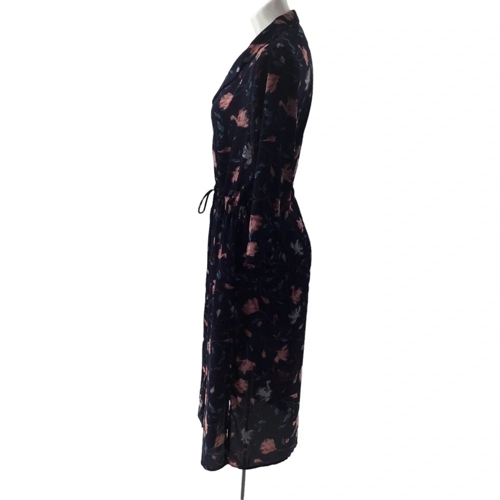 Lulus Women’s‎ Floral Button Down Cinched Waist Midi Dress